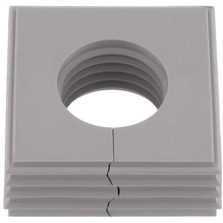 Conta-Clip Large Seal, 17.7 mm. H x 42.8 mm. W x 42.8 mm. L, Thermoplastic Elastomer 28584.6